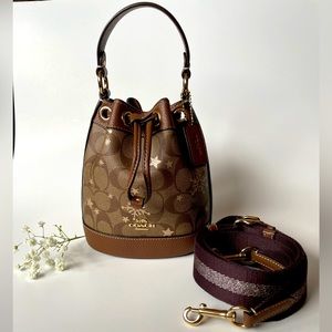 NWT Coach Mini Dempsey Bucket 100% Authentic